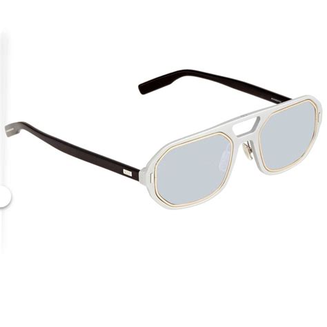 dior men's al13.5 52mm sunglasses|Dior Men's Silver Mirror Pilot Sunglasses AL13.5 UFO/M3 52.